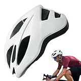 Qfdiwr Casco de Ciclismo | Casco De Seguridad Accesorio para Bici,Protección De Seguridad con Hebilla De Barbilla Ajustable para Montaña Urbano Patinaje Scooter Deportes Exteriores Hombres