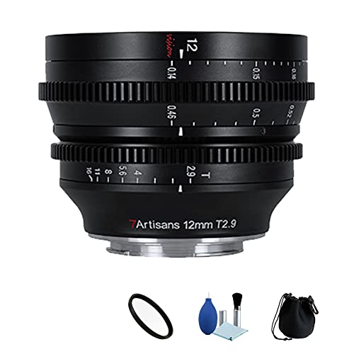 7artisans 12mm T2.9 APS-Ct[ a100°LpVlYtBY 蓮Y Sony E}Eg ~[XJ A6300 A6400 A6500 A6600 ZVE10 A7SII A7RIII A7RIV A