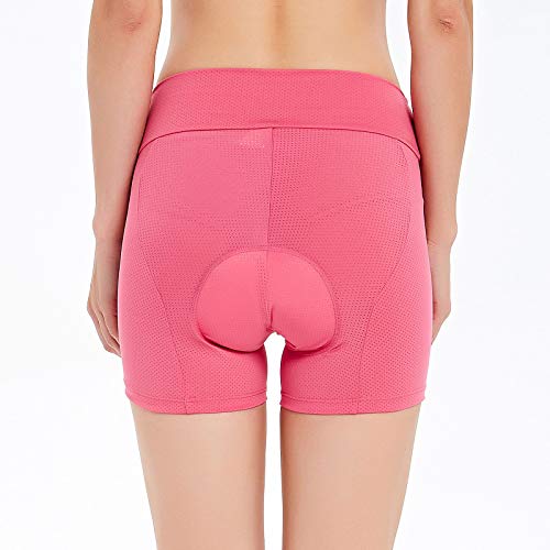 Catena YMX32W10M Women'S Cycling Underwear 3D Padded Breathable Lightweight Mtb Shorts Elastic Bike Underpants Pink M thumb #2