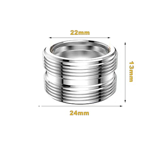 2 Pieces M22 to M22 Tap Adapter Thread Adapter for Male Thread M22 and M22 - Image 2