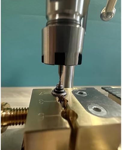 Precision bench drill, multi-function variable speed bench drill press with digital display and adjustable voltage for watch repair