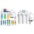 Express Water RO5DX Reverse Osmosis 5 Stage Under Sink Water Filter System Bundle with APEC Water ROES-50 5-Stage Ultra Safe Reverse Osmosis Drinking Water Filter