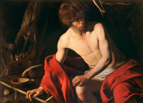 Affiche Artistique Jean-Baptiste Caravage 60x90cm pour Décoration Tableaux