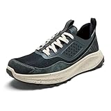 OLUKAI Makiki Women's All-Terrain Athletic Shoes, Durable Sneakers for Versatile Wear, Lightweight & Breathable, All-Day Comfort & Wear, 7.5, Lava Rock/Dk Shadow