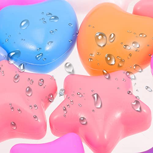 AOKWAWALIY 100st Meeresball Bälle Spielen Grubenbälle Bunter Ozeanball Sternförmige Billardkugeln Mini-spielball Spielplatz-ozeanball Bällebad-Stern Drinnen Plastik Aufbewahrungskorb Kind