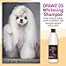 OPAWZ 05 Whitening Purple Shampoo for Dog and Cat, Safely Remove Yellow Stains, with No Bleach, Peroxide and Sulfate, Professional Groomers Recommended Product, 16.9 oz