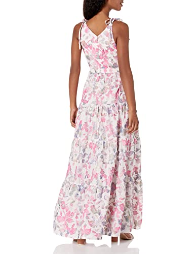 Dress the Population Women's Pearl Fit and Flare Maxi Dress4
