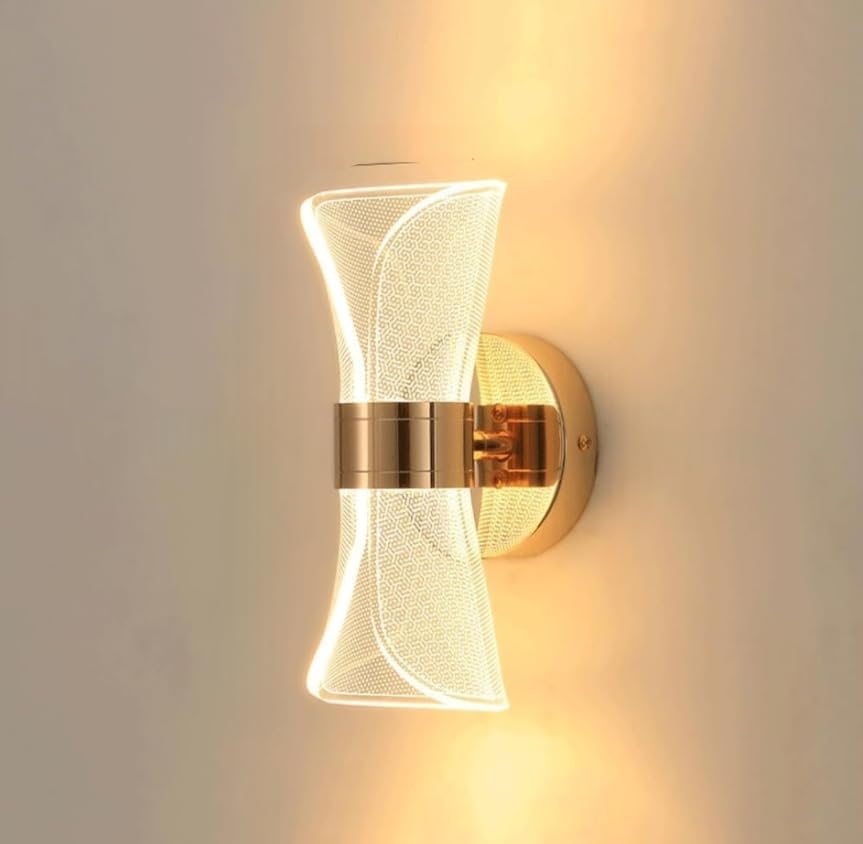 Image of BrightLyt Wall Light for Living Room, Modern Wall Lamps for Bedroom, Wall Lights for Home Decoration, Bedside Wall Lamp, Hotels and Restaurants (Pack of 1) (WL06 BLS)