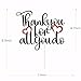 Thank You for All You Do Cake Topper, We Appreciate You Decorations, Teacher/Nurse/Doctor Appreciation Graduation Party Decorations, Black and Red Glitter