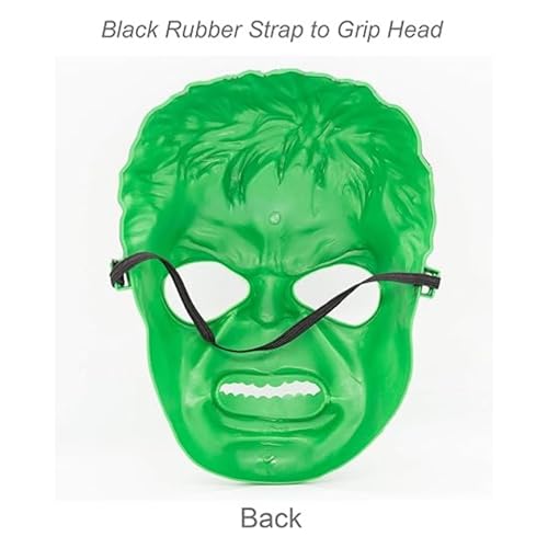 Image of Wanna Party Superhero Mask for Kids, Superhero Costume Accessories, Superhero Toys for Boys,Superhero Party Props,Birthday Return Gift (Superhero Hulkk FaceMask)