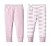 Lamaze Baby Organic Essentials 2 Pack Pants, Pink, 9M