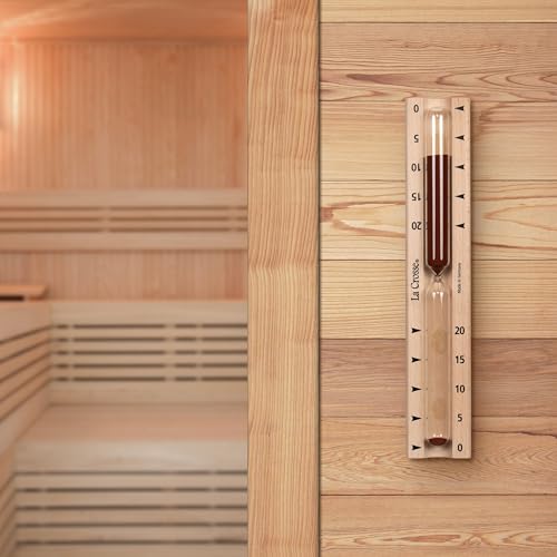 La Crosse 918-631 Sauna Tall Beech Wood Hourglass Timer by La Crosse Technology - Used condition - Image 3
