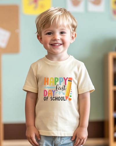 First Day of Kindergarten Shirt for Girls Boys Kids Toddler 1st Day of School Shirts in My Kindergarten Era Cotton Tshirt2