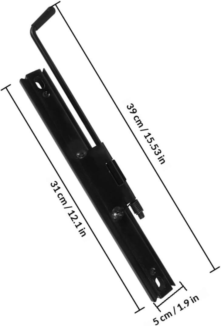 Universal Seat Track Assembly 2 Pairs Sliding Rail Brackets Kit for Car and Go Kart Seats with Rear Mount Base Compatible