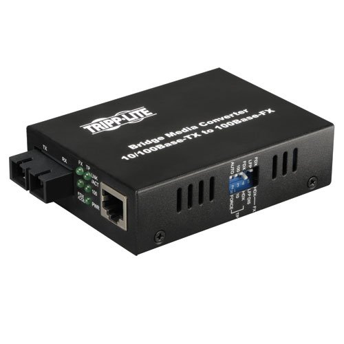 Tripp LiteN784-001-SC External Multimode Media Converter 10/100 FX/TX SC/RJ45, 2km, 1300nm