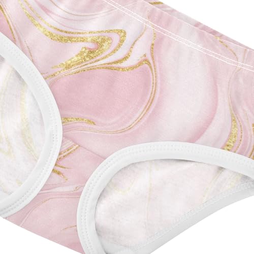 Joisal Animals Toddler Underwear Floral 2t Cotton Cute Panties Girl Art Golden Pink Aesthetic Briefs Kids Undies4