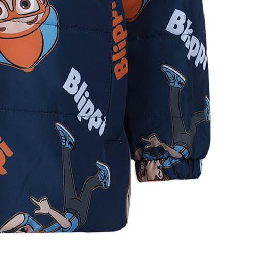 Blippi Boys Puffer Coat Jacket for Toddler and Little Kids 7