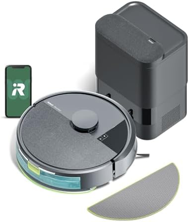 iRobot Roomba 105X Combo Robot Vacuum & Mop with AutoEmpty Dock, Self‑Emptying for Up to 75 Days, 70× Power‑Lifting Suction, Smart LiDAR Mapping, App & Voice Control, Ideal for Homes with Pets & Kids