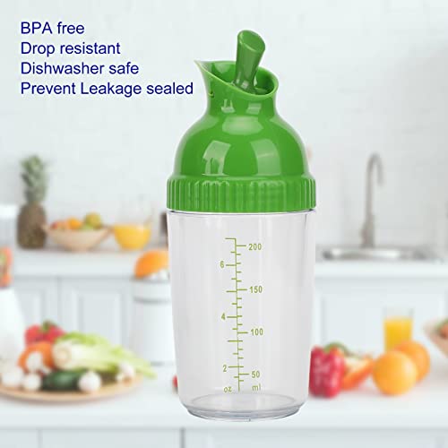 Garrafa Misturadora de Molho para Salada, 200ml Agitador de Molho para Salada Recipiente para Molho