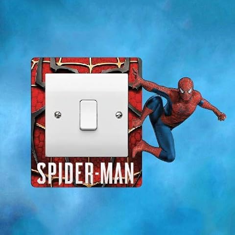 ELITEPRINT Spiderman Light Switch Sticker for Kids Cover