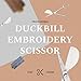 Ontaki Dual Bent Machine Embroidery Scissors - 6.5