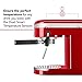 KitchenAid Metal Semi-Automatic Espresso Machine - KES6503, Empire Red