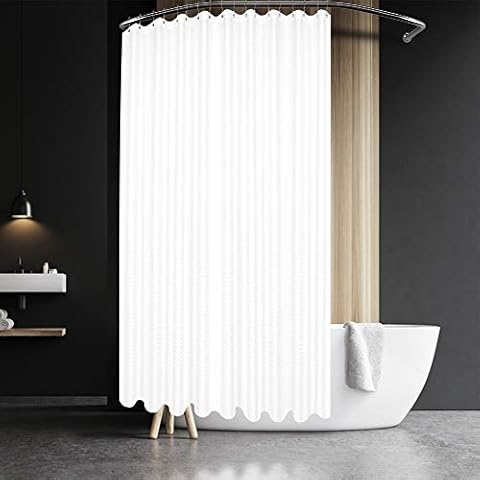 Barossa Design Extra Wide Fabric Shower Curtain Cover