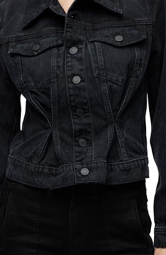 HUDSON Womens Cinched Waist Denim Jacket4