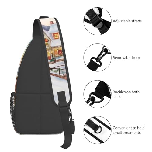 Bolso cruzado tipo mochila pequeño para mujer y hombre miniatura 4