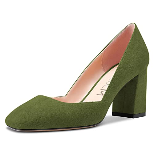 Escarpins bout carré HDEUOLM parfaits du bureau au mariage
