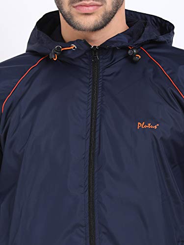Image of Plutus Windcheater For Men Lightweight Regular Fit Jacket For Men Nylon Wind Cheaters For Men Track Jackets For Men Casual Wear Multipurpose Stylish