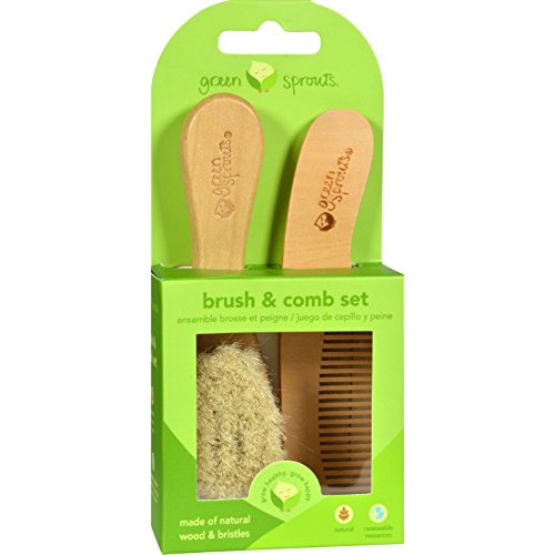 Gs Baby Brush & Comb Set Size Ea Green Sprouts Brush And Comb Set