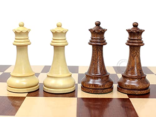 Grand Master Staunton Chess Set de Piezas de Madera miniatura 4