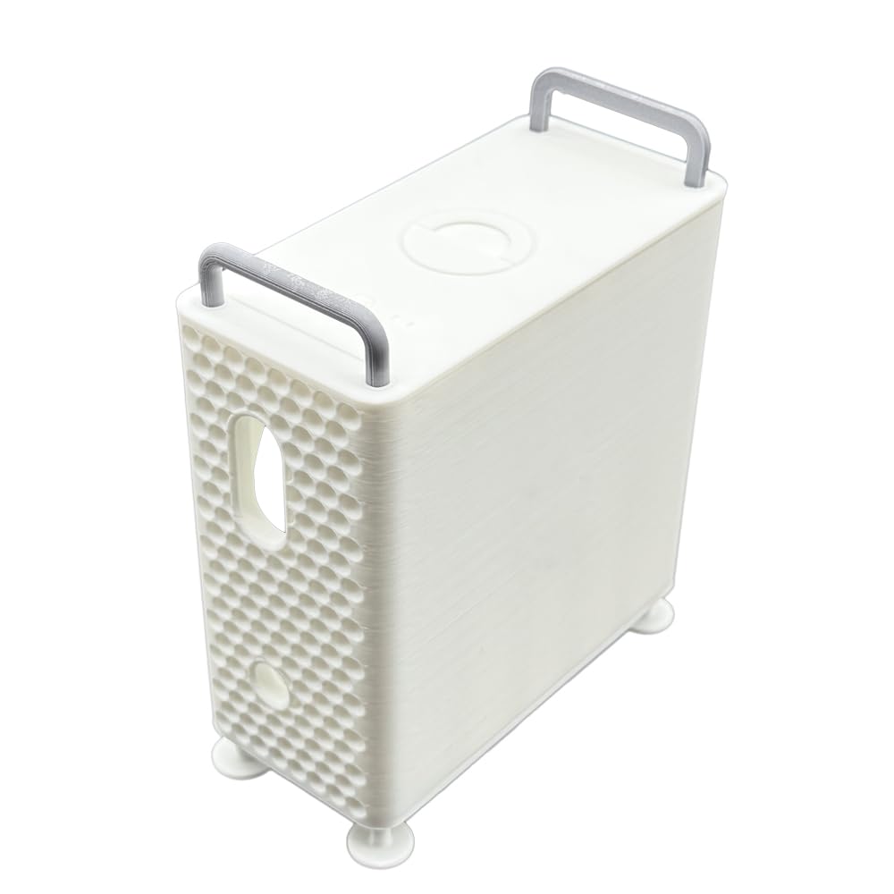 Generisch Schreibtischständer für Mac mini M4/M4 Pro 2024,Gehäuse Ständer Gehäuse für Desktop Computer Host,3D-gedruckte vertikale Schutzhalterung Rack-Zubehör für Mac mini M4/M4 Pro 2024 (grau)