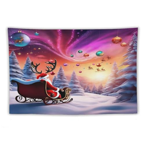 Serviette murale père Noël à offrir pour décorer un dortoir ou un studio - 3
