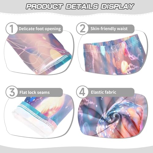 Bolaz Toddler Girls Leggings Printed Yoga Pants Leggings Marine Jellyfish for Kids3