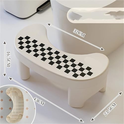 Repose-pieds portable blanc en plastique multifonction antidérapant - 3