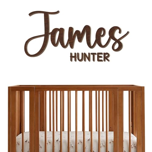 Personalized Name Sign for Nursery - Custom Wooden Name Signs for Kids Room Personalized Nursery Name Sign - Perfect Kids Room Decor Wall Name Decoration & Wedding signs Family Name Signs