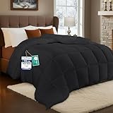 Utopia Bedding Couette 135 x 200 cm, Couette légère avec Rembourrage en Polyester pour 4 Saisons, Microfibre 1 Personne (Gris)