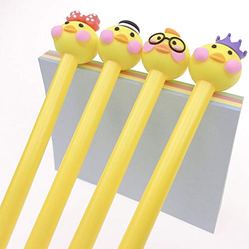Bolígrafos Gel Negro FAMOORE 8 Unidades Diseño Patito miniatura 2