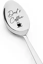Presentes de Dia dos Pais do Pai da Filha e Filho, Presente de Aniversário do Pai para Papai, Colher de Café Presentes para Amantes de Café, Presentes para Pai Presente de Aposentadoria para Passos
