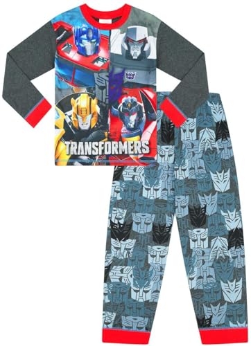 Transformers Optimus Prime and Bumblebee Pyjama long pour garçons et filles, gris, 2-3 ans