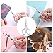 Lobodt Personal Care Professional Beauty Tools (pink) Small scissors Facial hair removal and ear, nose and eyebrow, beard trimming Stainless steel fine straight head scissors