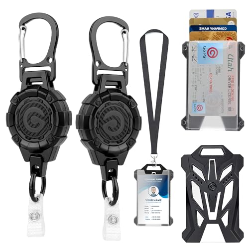 �o�b�W�z���_�[�i�[���N���b�v - ���ϋv�J���r�i�o�b�W���[���L�[�`�F�[�� 39�C���`�̃X�`�[���R�[�h�t�� ID�o�b�W�z���_�[ �X�g���b�v�t�� �I�t�B�X �d�� �w�Z ���� ���N���G�[�V�����p 2�p�b�N