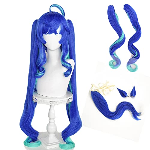 NoryNick ウィッグ コスプレ ツインターボ コスプレ ウィッグ コスチューム ウィッグネット付き 耳としっぽ付き