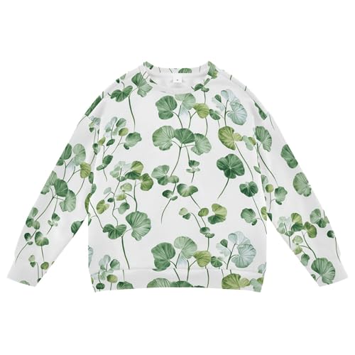 JUNZAN Cute Callistephus White Big Boys Hoodie Sweatshirt Long Sleeve Fall Tops Shirts Camping 4T