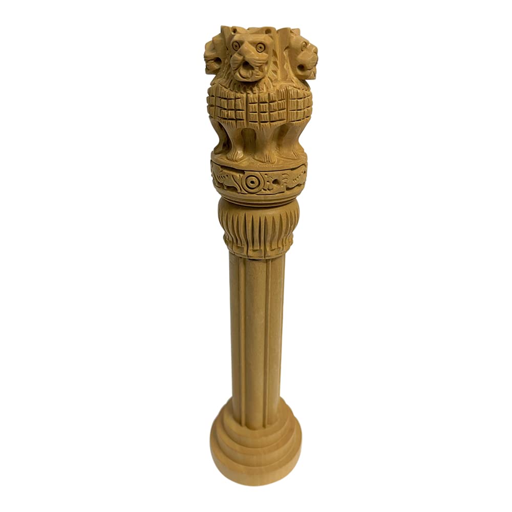 Ashoka Pillar Indian National Emblem for Office & Home Decor
