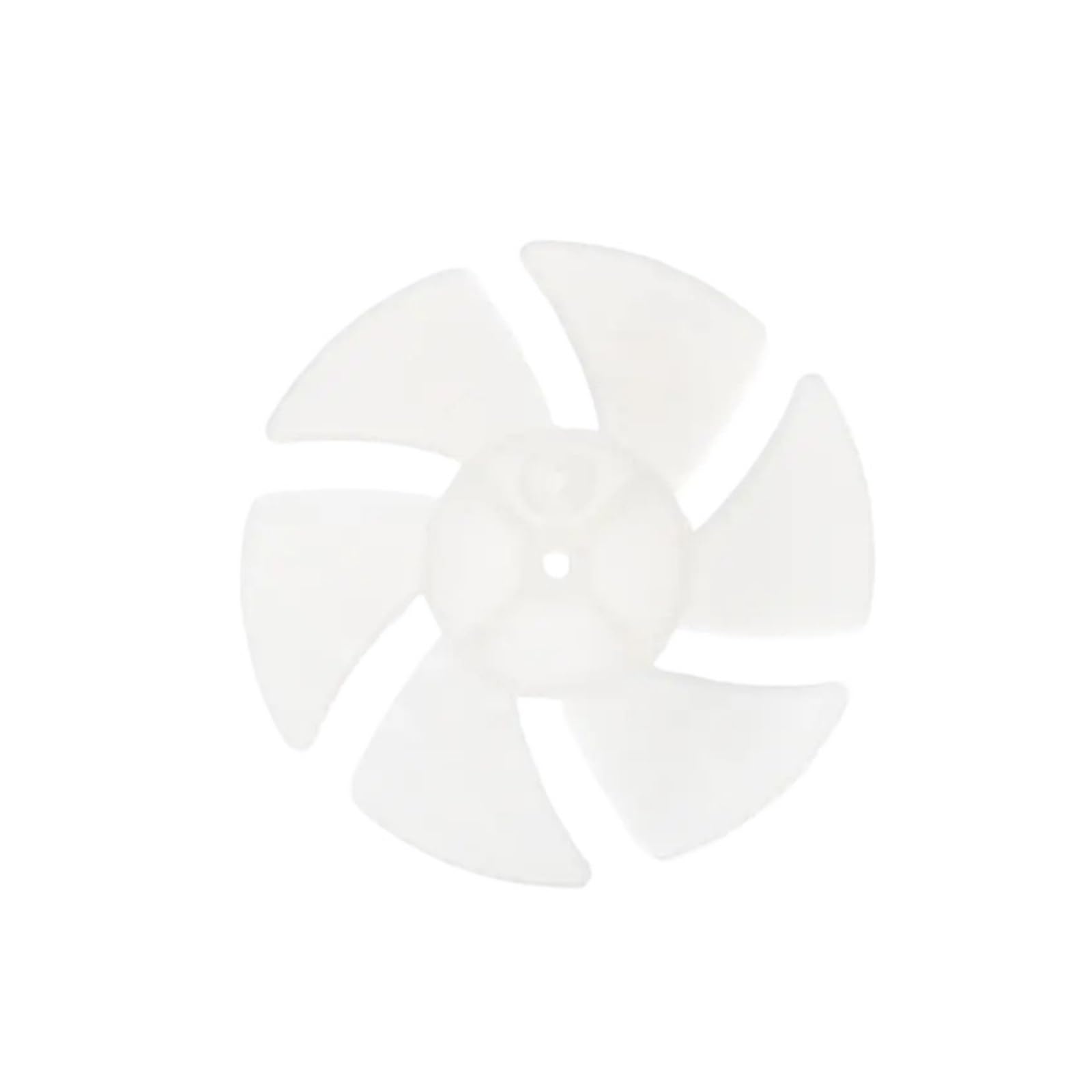 FOELANNE Plastic Fan Blade, Transparent Small Power Plastic Fan Blades 4/6 For Hair Dryer Motors(6 Blade)
