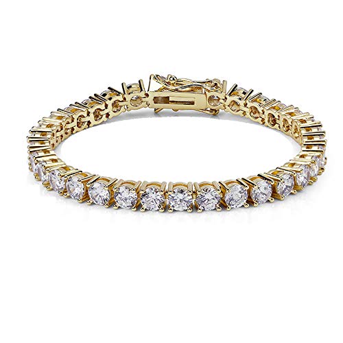 Bracelet chaîne de tennis en diamant Hip-hop pour vos soirées branchées