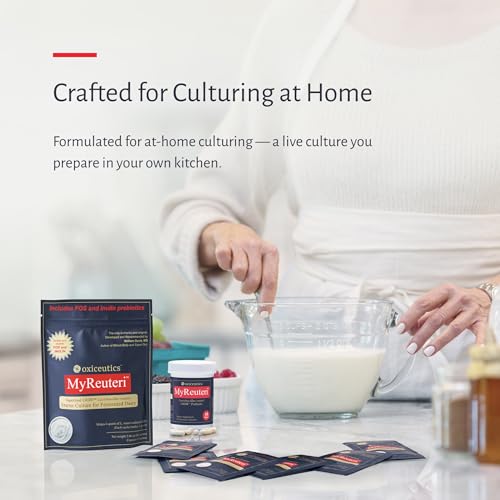 Image of MyReuteri Complete Starter Culture - LRDR + 13 g FOS /Inulin Prebiotic Blend - Live Probiotic Cultures - Makes 6 Quarts Yogurt‑Like Cultured Dairy - Developed with Dr. William Davis
